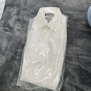 Mens white dress shirt size 15 1/2 -32